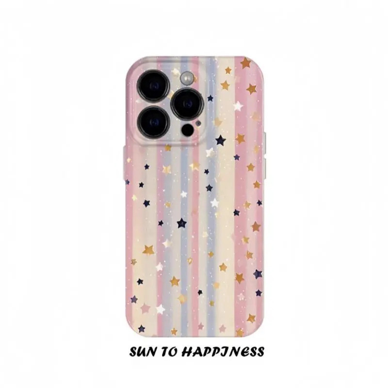 เคสโทรศัพท์เหมาะสําหรับiPhone 7 8 X XS XR XSMAX 11 12 13 14 15 16 17 Pro max PlusลายStar Shock-Resis