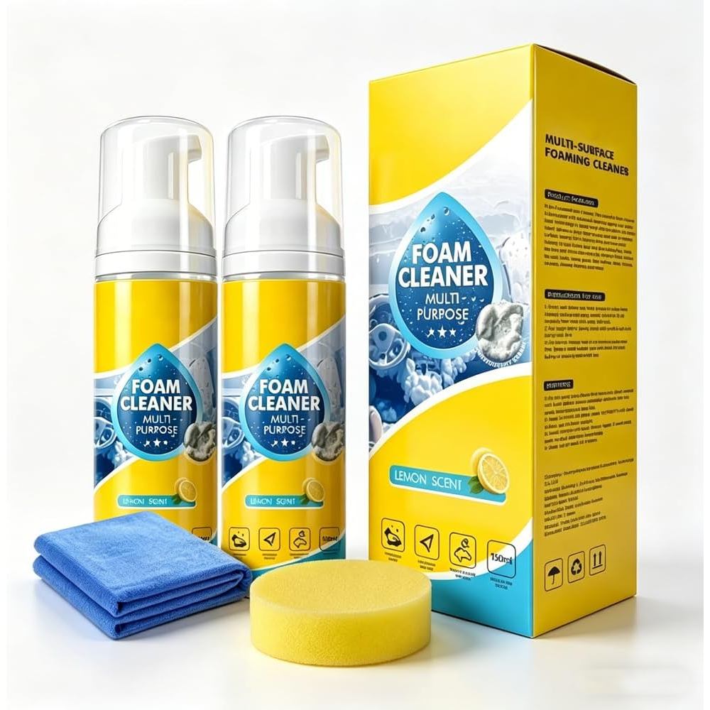 4-in-1 Multi-Enzyme Cleaner น้ํายาทําความสะอาดอเนกประสงค์สําหรับโซฟาห้องน้ําห้องครัวภายในรถทําความสะ