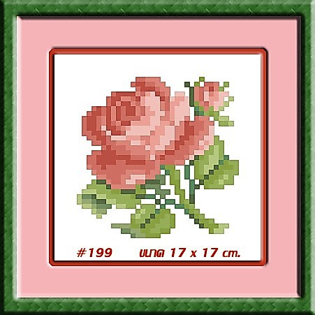 ไอแอมครอสติช iamcrossstitch DIY รหัสTmini-199 17x17 cm. ชุดอุปกรณ์งานฝีมือปักครอสติชครบชุด