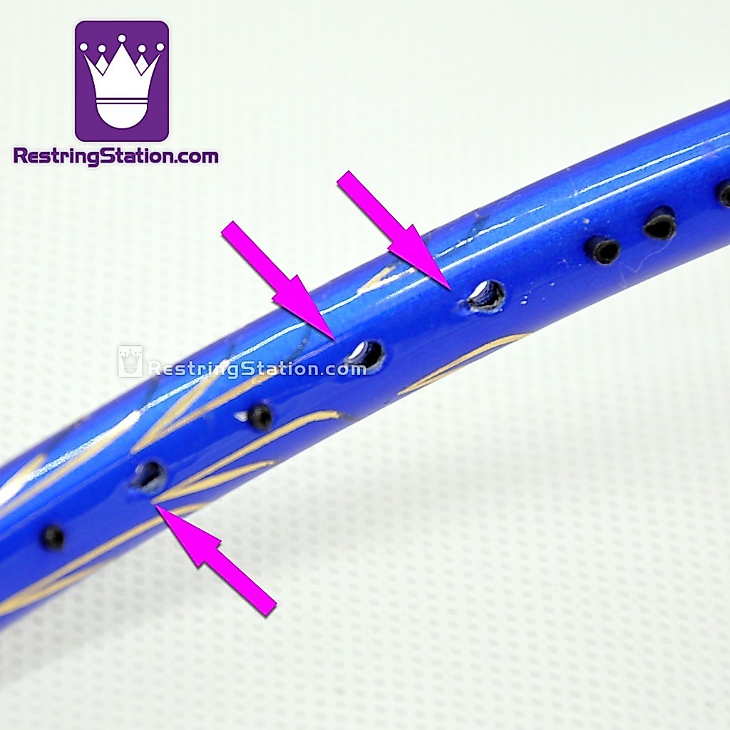 [พิเศษ Grommet] ตาไก่ Grommet ภายใน (10 ชิ้น) [ป้องกัน/Fix โครงไม้แบดมินตันด้านในแกนหมุนโดยความตึงสูง