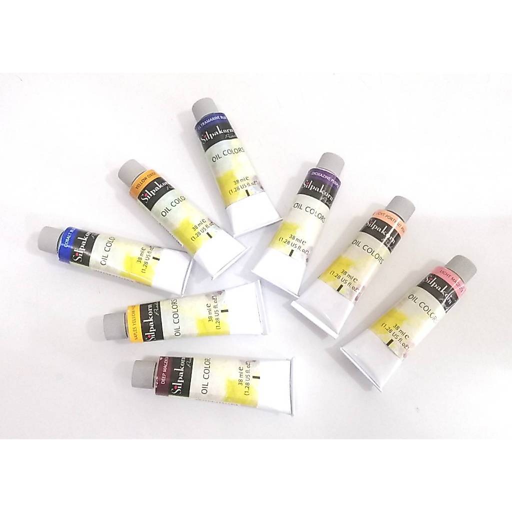 สีน้ำมัน ศิลปากรประดิษฐ์ 38 ml. Silpakorn Pradit Oil Colors