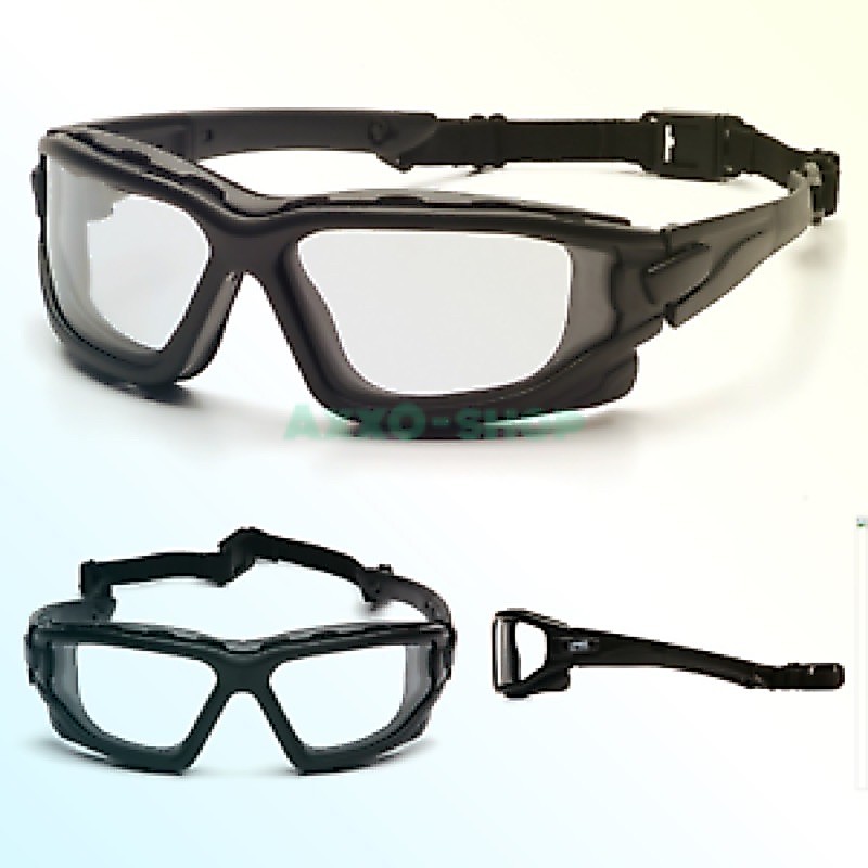 แว่นกันลม แว่นกันฝ้าระดับดีมาก แว่นบีบีกัน Pyramex I-force รุ่น slim clear lens