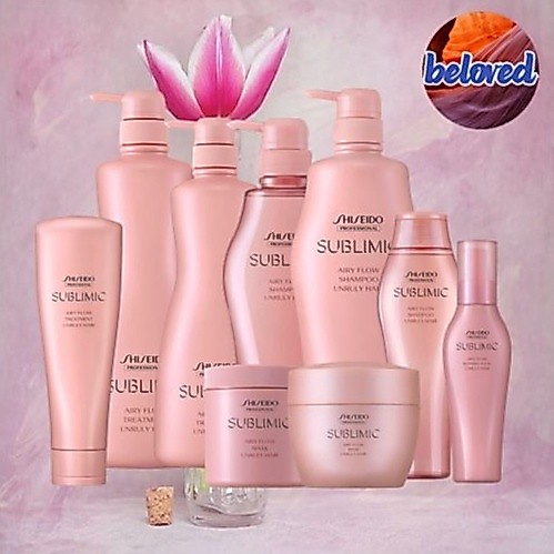 Shiseido Sublimic Airy Flow Shampoo/Treat/TreatThick/Mask/MaskThick/Refining Fluid/Sheer Oil ผลิตภัณฑ์ สำหรับผมชี้ฟู