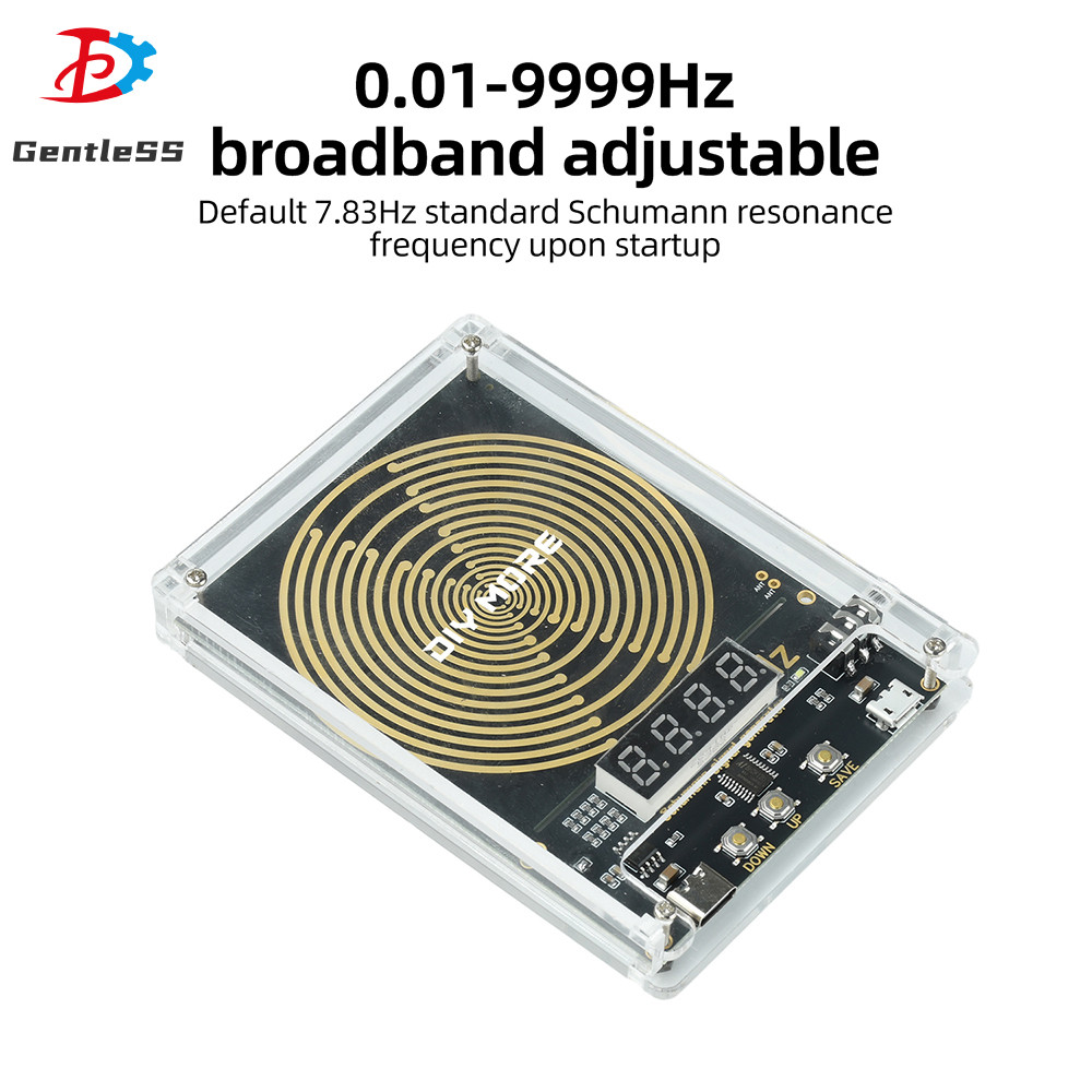 DC5V 0.01-9999Hz ความถี่ปรับ Schumann Wave เครื่องกําเนิดสัญญาณเครื่องกําเนิดไฟฟ้าประเภท C