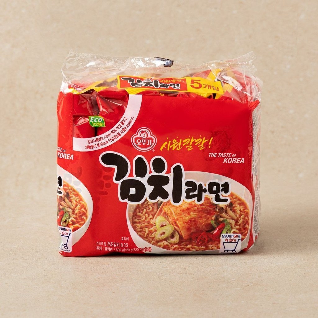 แก้วน้ํานําเข้า Spice Cabbage Kimchi Ramen 120g Audio Kimchi Instant Noodles Instant Food LS62426 @