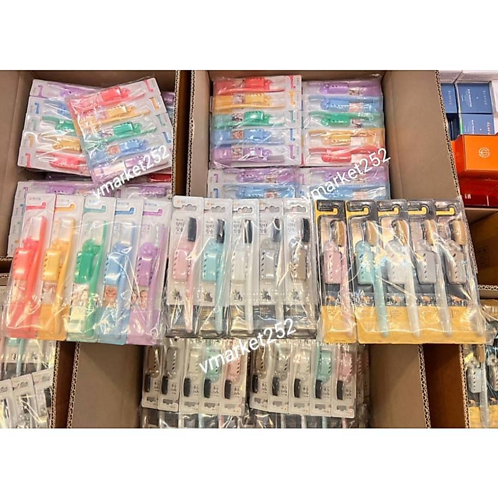 (สุ่มสี)ของแท้ / พร้อมส่ง แปรงสีฟันจองกุก Denticon Wangta Toothbrush รุ่นทอง,ชาโคล,พาสเทล 1,3 ด้าม Denticon(เดนติคอน)