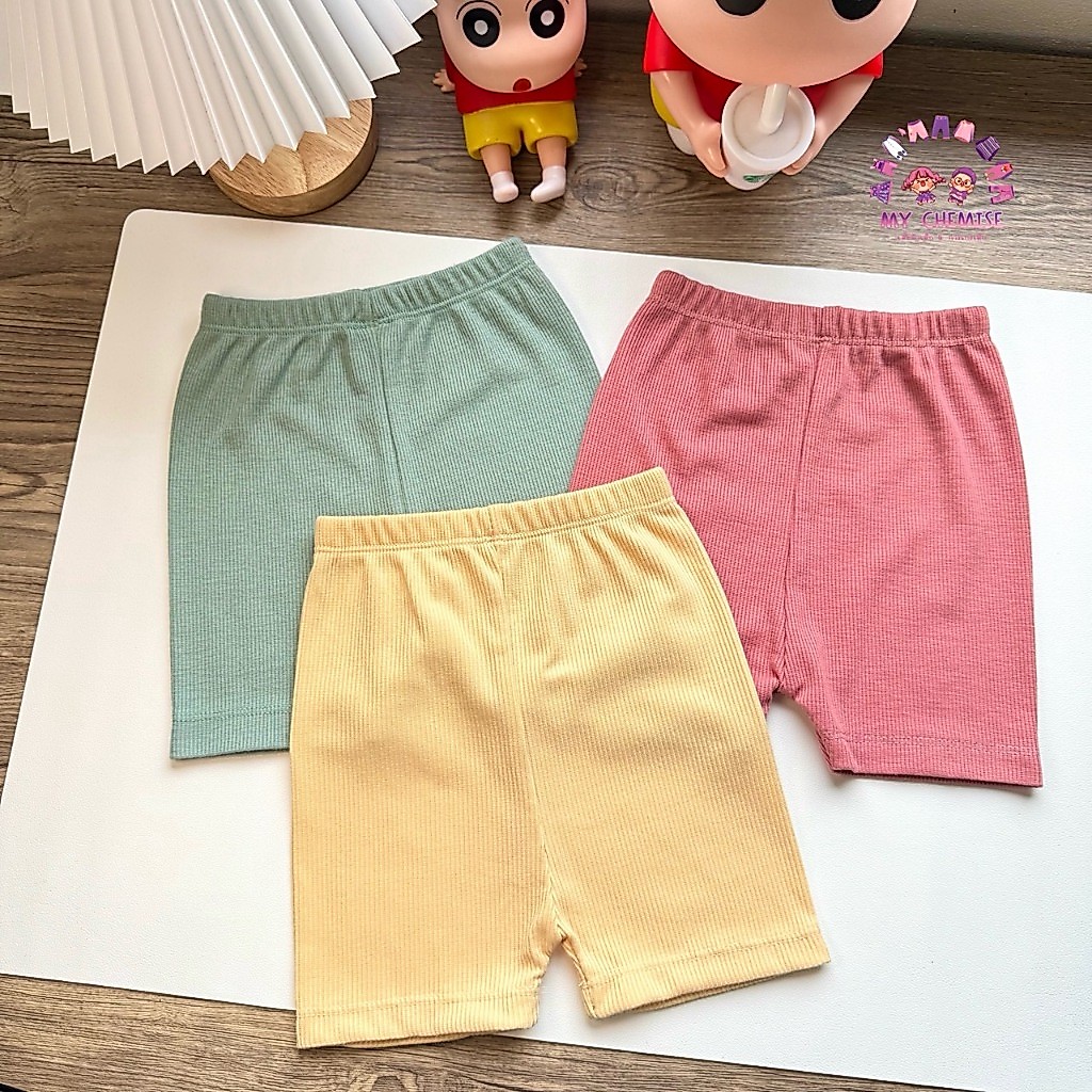 CHE เลคกิ้งเด็ก 3 ส่วน ผ้าร่อง S--XXL พร้อมส่งในไทย