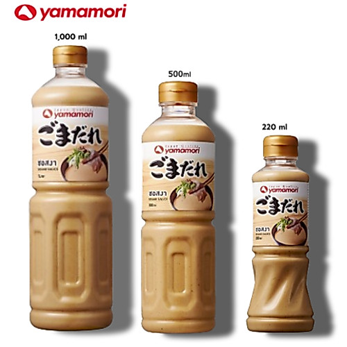 Yamamori Sesame Sauce ยามาโมริ ซอสงาญี่ปุ่น สำหรับเมนูชาบู น้ำสลัดสุขภาพ