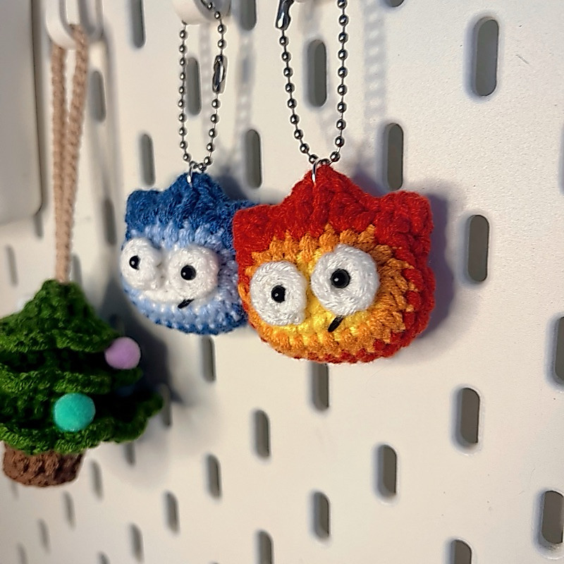 ( พร้อมส่ง ) Howl's Moving Castle Calcifer Crochet🔥