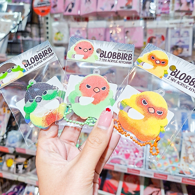Keychain พวงกุญแจ นกแทน(แทง)คุณ รวมพลนกน้อยตาแป๋วหลากพันธุ์ ที่พร้อมแทงได้ทุกเมื่อ! [GLITTERING]