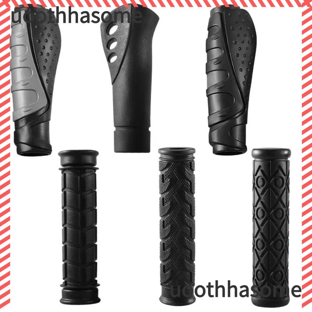 UOTHHASOME 1 คู่ MTB จักรยาน Grips, Ergonomic Anti-slip จักรยาน Handlebar Grips, ยางทนทานสบาย Handlebar ฝาครอบขี่จักรยานอุปกรณ์เสริม