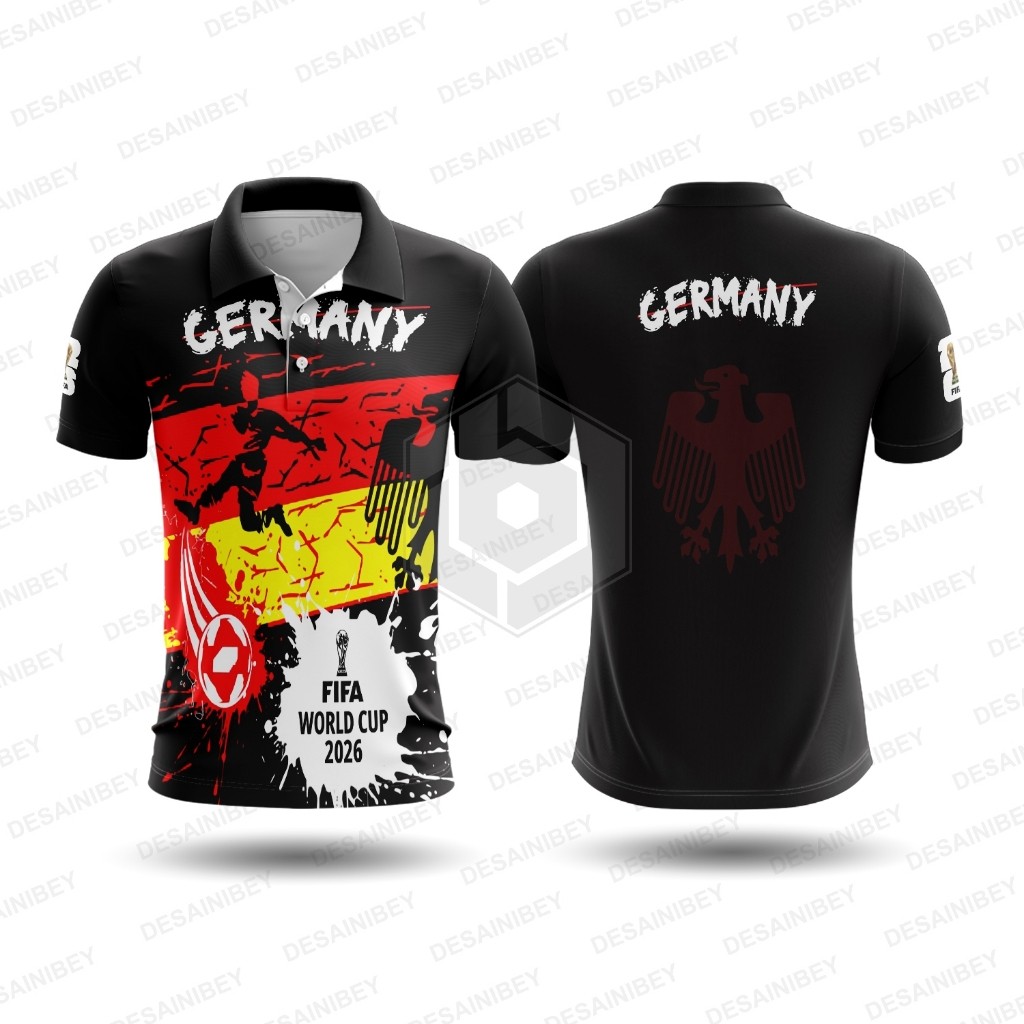 Wangki Jersey T-Shirt Germany World Cup Germany Jersey Fullprint Art-02