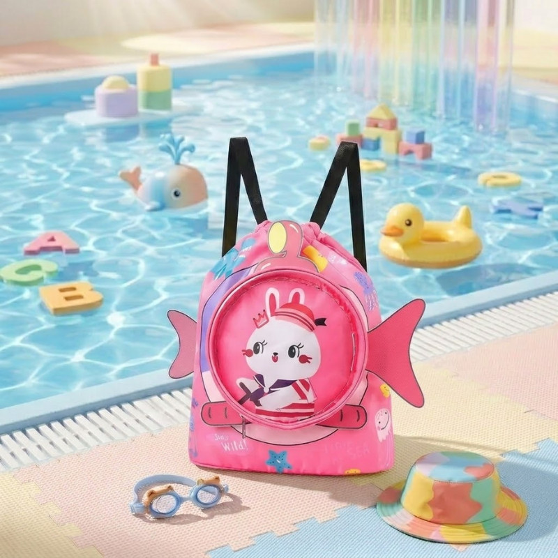 ZZ HOME01 กระเป๋าใส่ชุดว่ายน้ำ กระเป๋าว่ายน้ำเด็ก รูปที่ 5