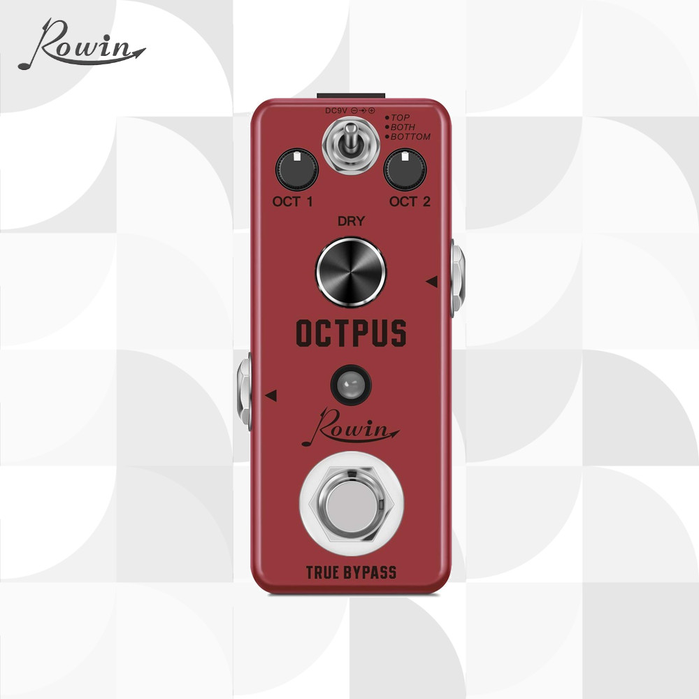 Rowin LEF-3806 Octpus Octaver Guitar/Bass Effects Pedal เอฟเฟกต์กีตาร์/เบส【ส่งตรงจากญี่ปุ่น】