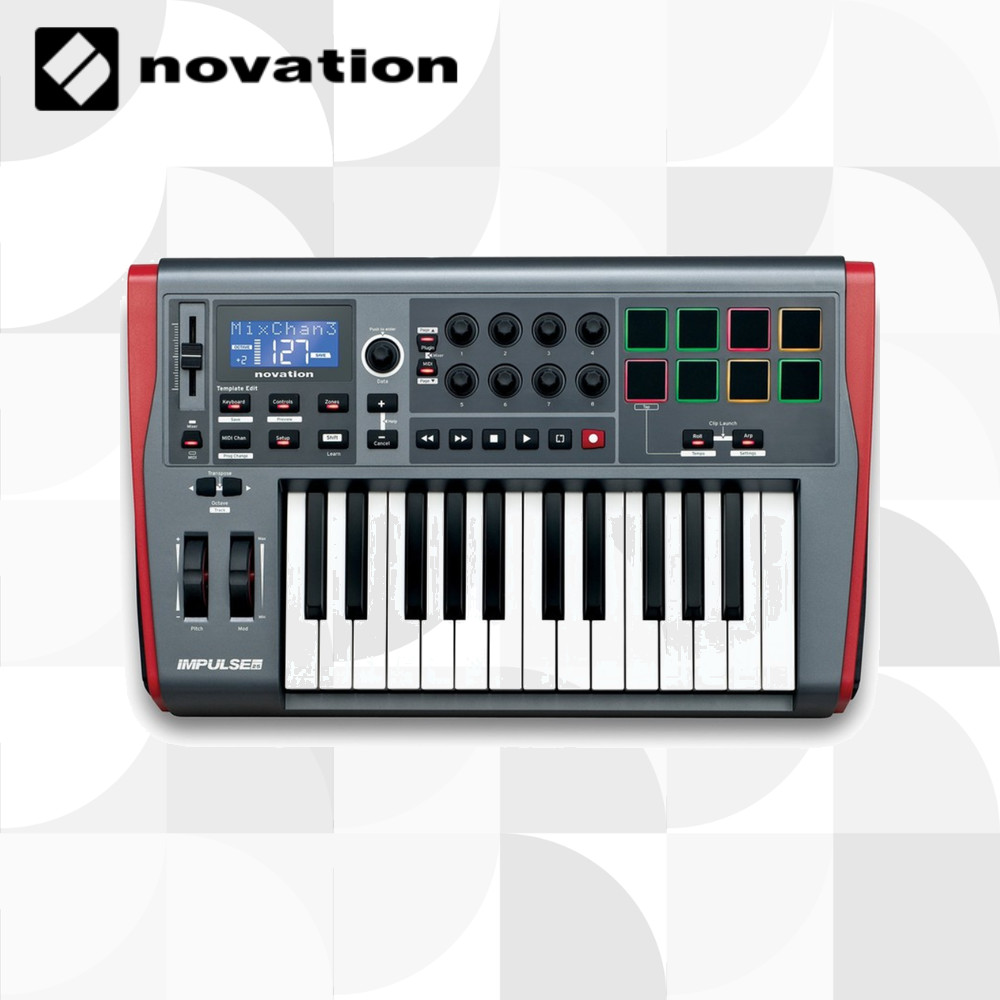Novation Impulse 25 MIDI Controller คอนโทรลเลอร์ MIDI【ส่งตรงจากญี่ปุ่น】