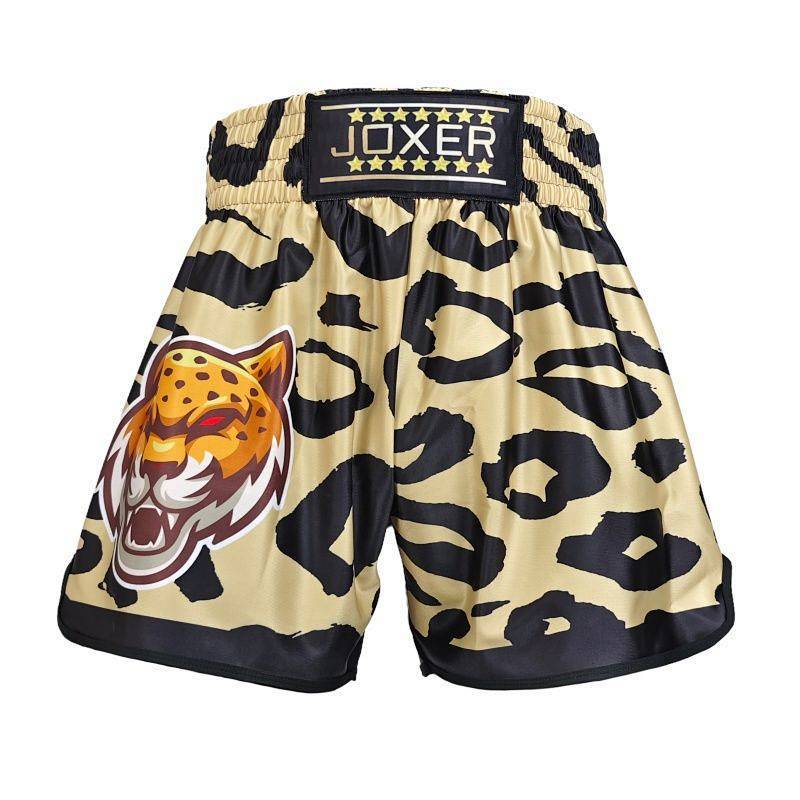 Leopard Print Boxing Sports Shorts Professional Training Loose Quick-Drying Sports Printed Shorts tW