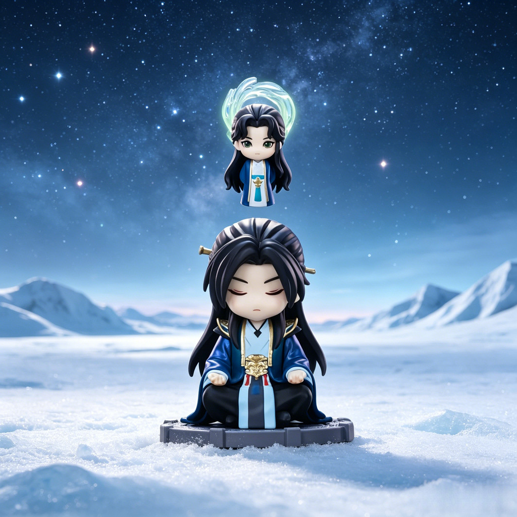 [ความลับ] POPMART Mortal Xiuxian Chuan Animation Series เครื่องประดับอินเทรนด์เล่นตุ๊กตาตุ๊กตารูปตุ๊กตา