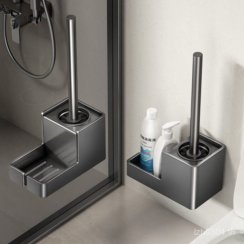 แปรงห้องน้ําติดผนังไม่มีมุมตายห้องน้ําเจาะฟรีทําความสะอาดห้องน้ําล้างห้องน้ํา Hualien ในครัวเรือน Ro