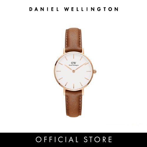 Daniel Wellington นาฬิกาข้อมือ Classic Durham RG White 28มม สีน้ำตาลอ่อน