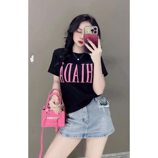 เสื้อยืดแขนสั้นผู้หญิง สไตล์เรโทรฤดูร้อน ใส่สบาย ส่วนบุคคล เสื้อสตรีท