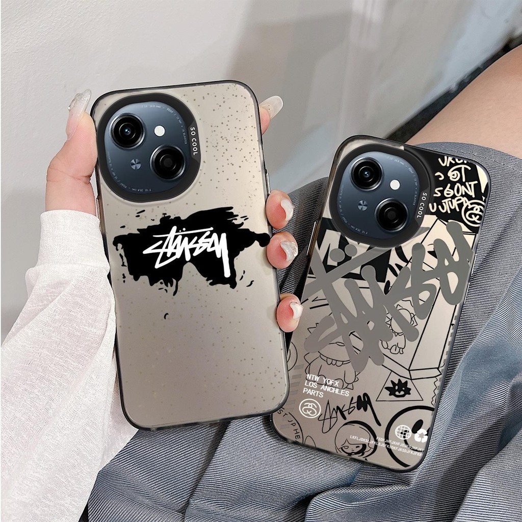 Matte Solid IMD สีเคสโทรศัพท์สําหรับ Tecno Spark G0 1 Tecno Spark G0 2025 แบรนด์อินเทรนด์ Hard เคสโท