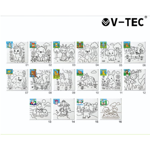 V-TEC CANVAS PICTURE FRAME