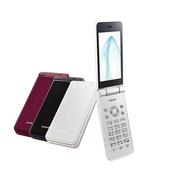 SHARP SH-N01 Aquos Keitai Android Flip Phone ปลดล็อค (มือสอง,95%ใหม่ )
