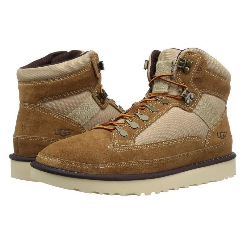 UGG Men Outdoor Boots Waterproof Suede Lace-Up Casual Boots Breathable Highland ugg ของแท้9075918