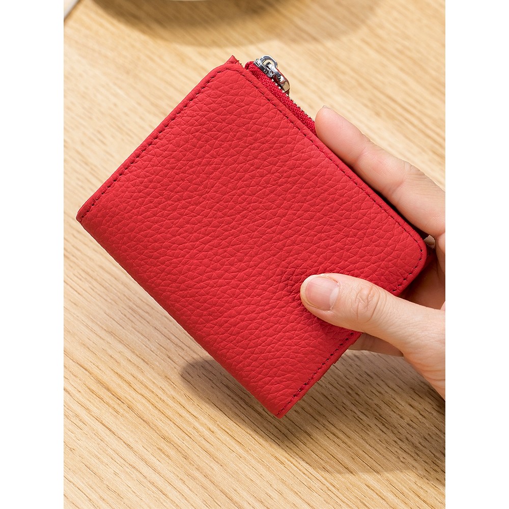 Forever young bester brand กระเป๋ กระเป๋าสตางค์แบบสั้นเรียบง่ายและมีสไตล์บางพิเศษสำหรับผู้หญิง