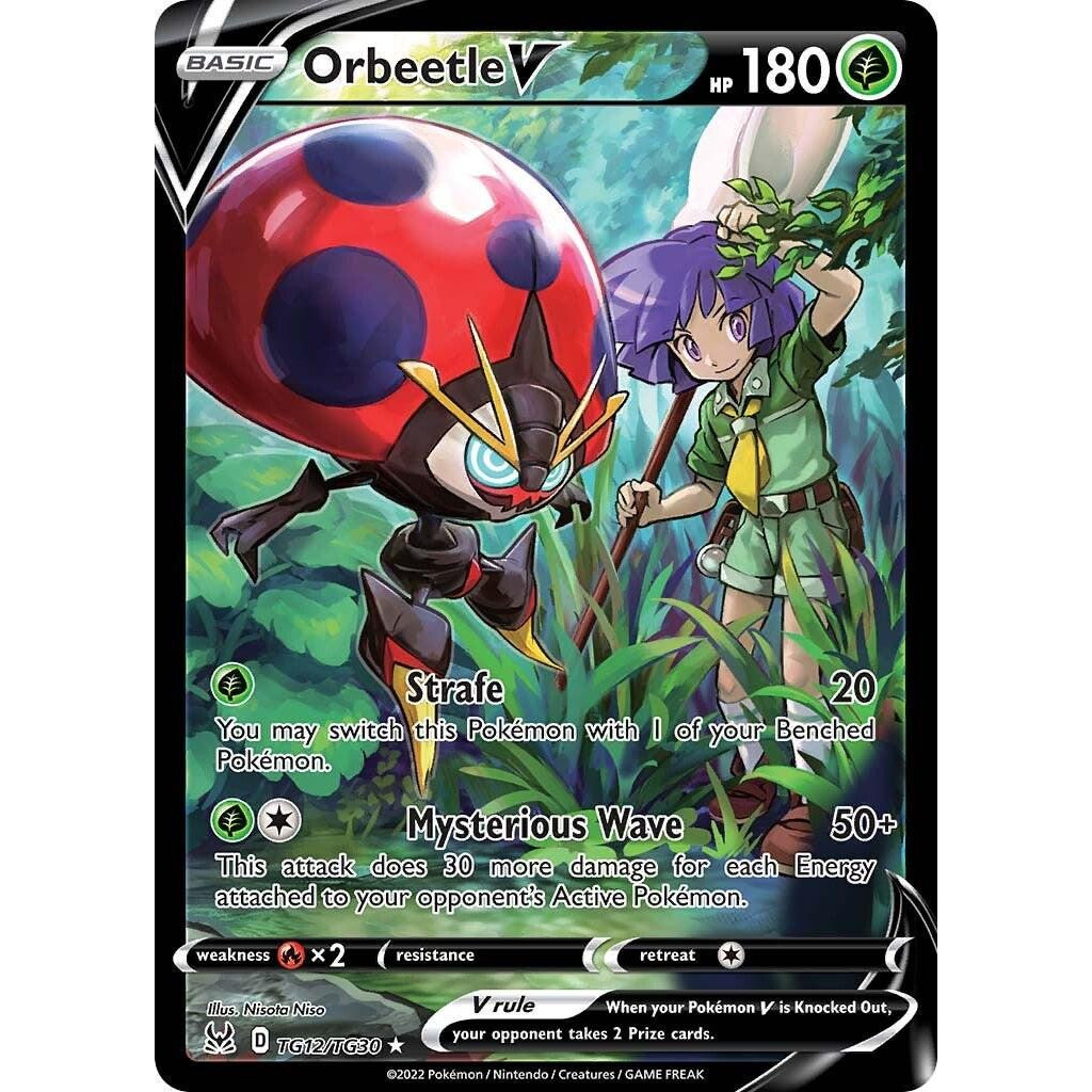 [Binder Condition] Orbeetle V TG12 Pokemon Lost Origin