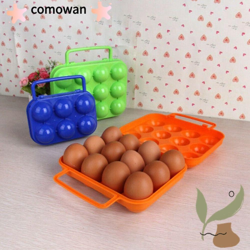 KOWAN 6/12 Grid Eggs Box Portable Organizer Outdoor Camping Picnic