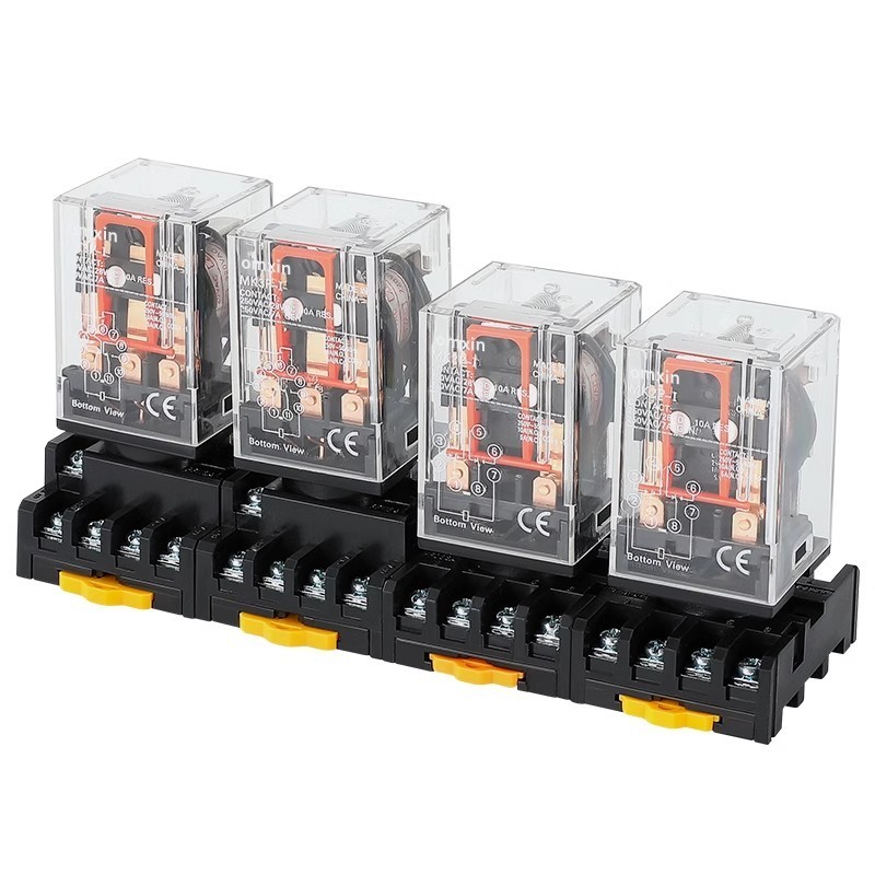 รีเลย์กลาง MK2PI/MK3PI กลางรีเลย์ขนาดเล็ก Silver Alloy รอบ 11 Pin/8 Pin 10A M5JP