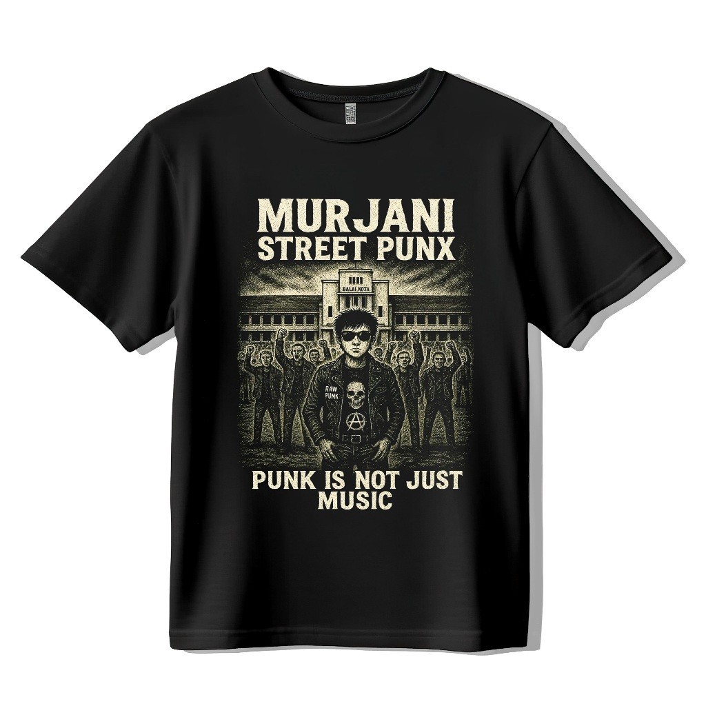(RIP CLOTH) เสื้อยืด Punk Music MARJINAL / MURJANI - Punk Not Just Music M-XXL
