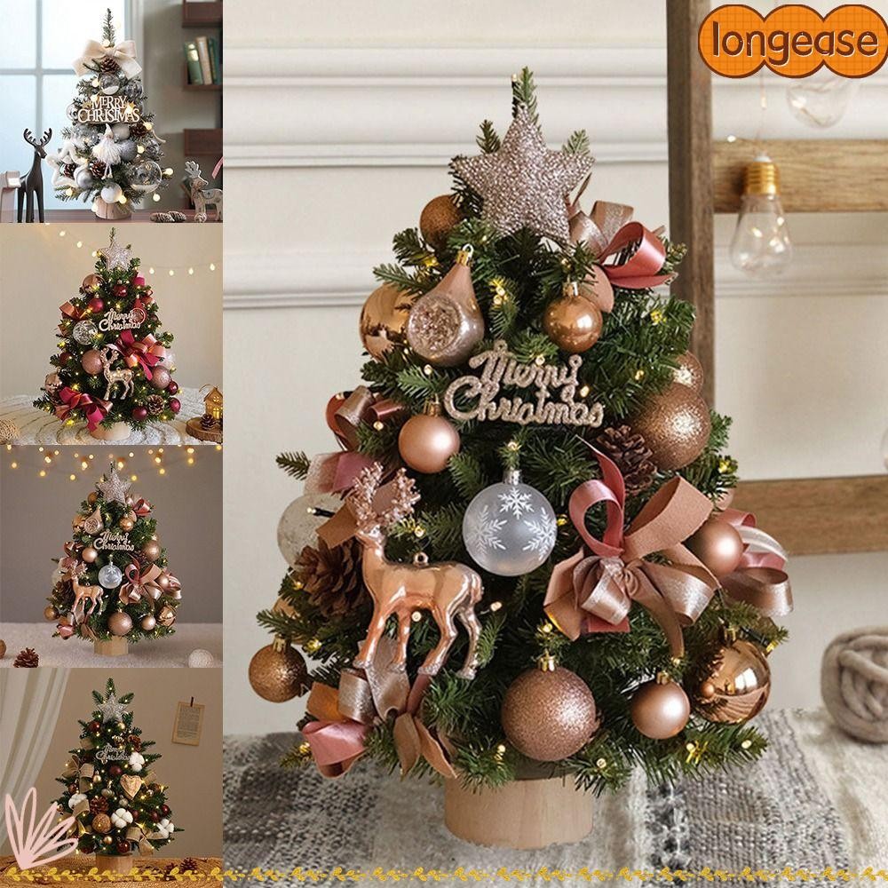 ยาว ทําเอง ชุดต้นคริสต์มาส,45ซม.พร้อมต้นคริสต์มาสส่องสว่างแสง,สร้างสรรค์สนประดิษฐ์ตุ๊กตานางฟ้าตุ๊กตาสนสาขาสก์ท็อปเทศกาลต้นคริสต์มาส