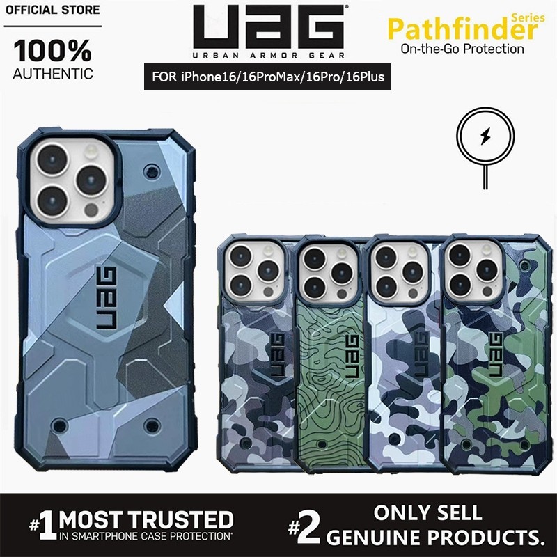UAG Pathfinder พร้อมเคสแม่เหล็ก iPhone16 iPhone16Plus iPhone16 6.1 นิ้วสําหรับ iPhone16promax 16 + เ