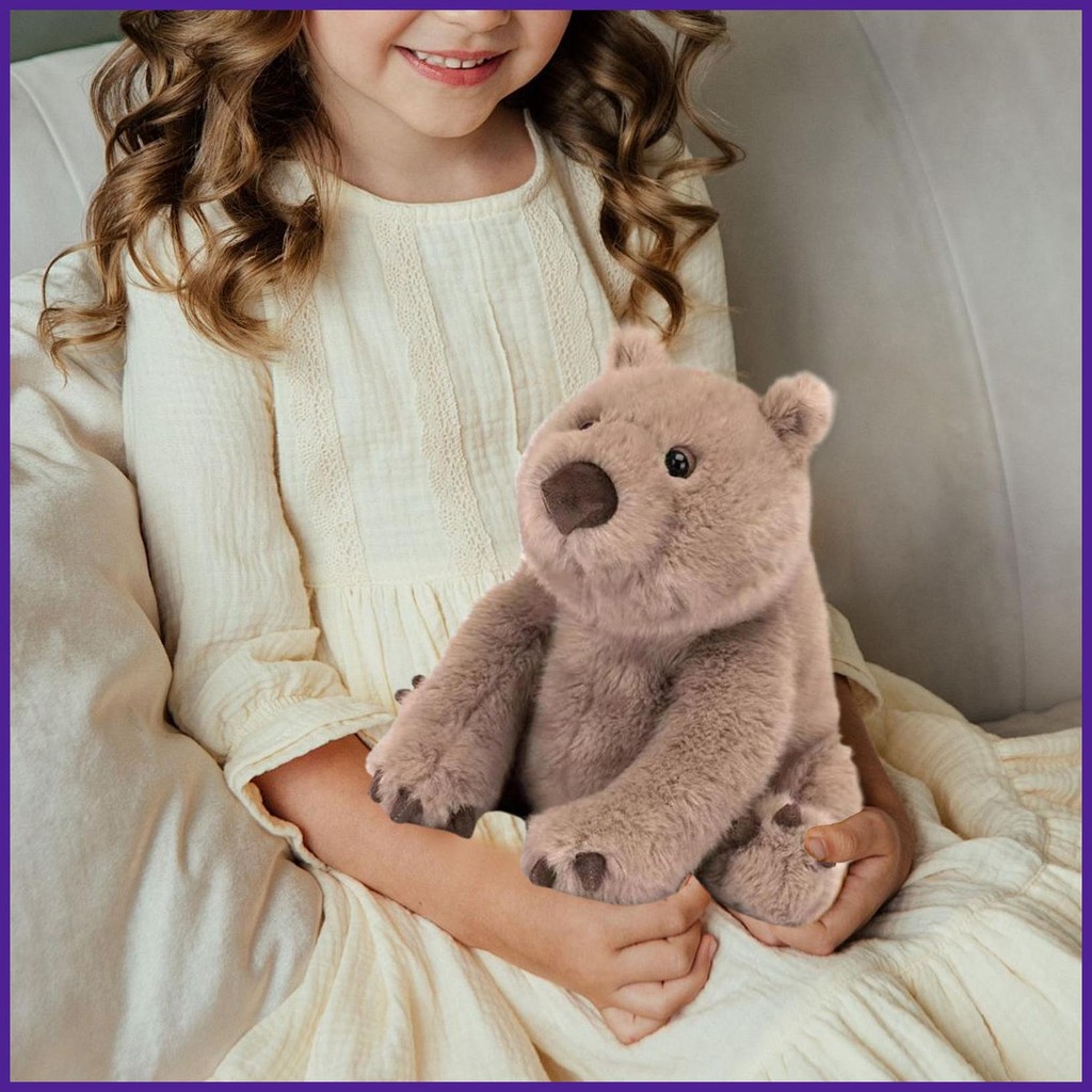 สําหรับ jellycat ตุ๊กตาสัตว์ที่สมจริง Wombat Plush 9 นิ้ว Huggable ของเล่นสําหรับอีสเตอร์ปาร์ตี้สําน