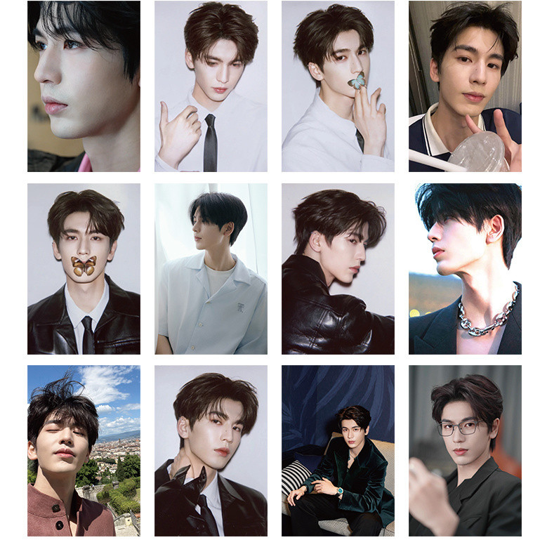 Zhang Linghe Laser Photocard 55 สินค้าอัลบั้มใหม่ Self-พิมพ์ Photocard โพลารอยด์ LOMO การ์ดโปสการ์ดร