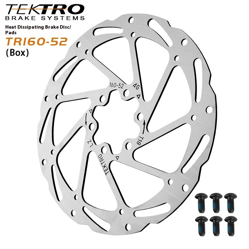 TEKERO แผ่นไฮดรอลิก TR160/TR180/TR203 จักรยานเสือภูเขาจักรยานน้ํามันดิสก์เบรกหกเล็บ