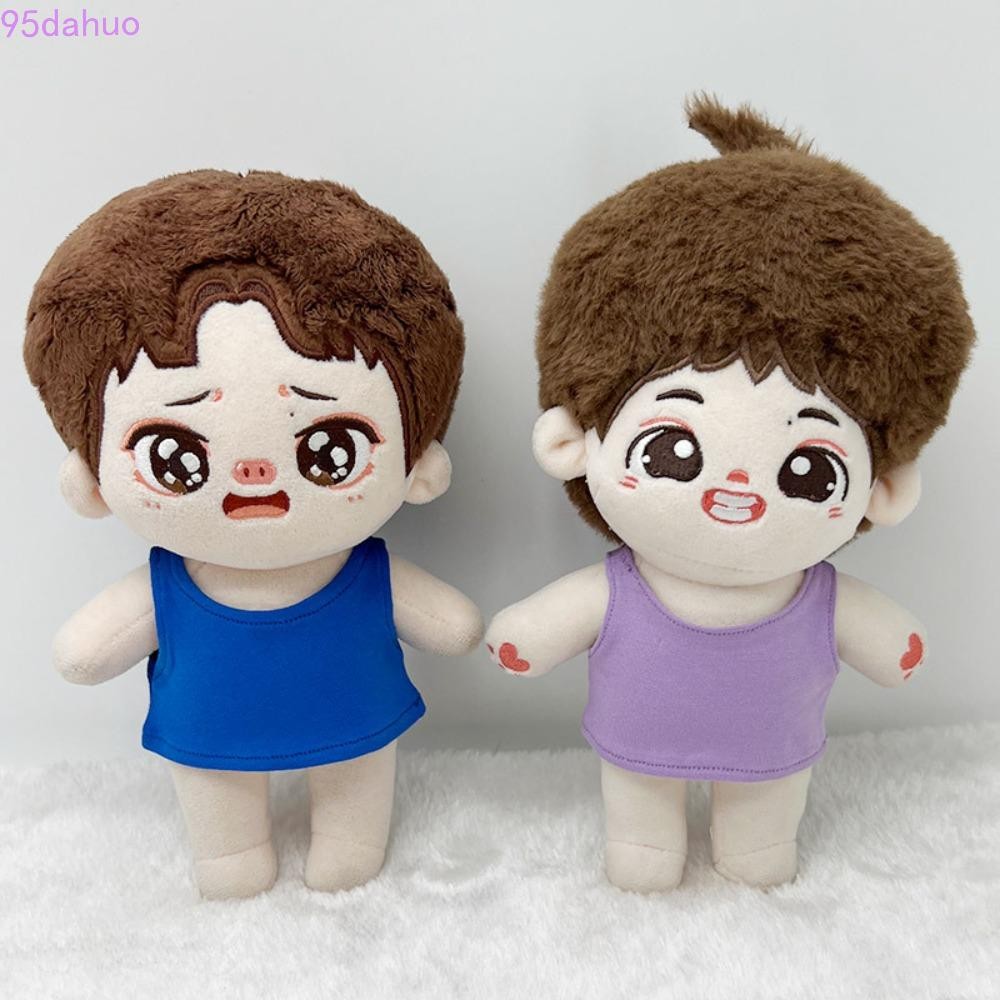 DAHUO Idol Doll Plush Clothing Accessories, Tank Top Vest Doll Clothes for 10/15/20cm Idol Doll, Col