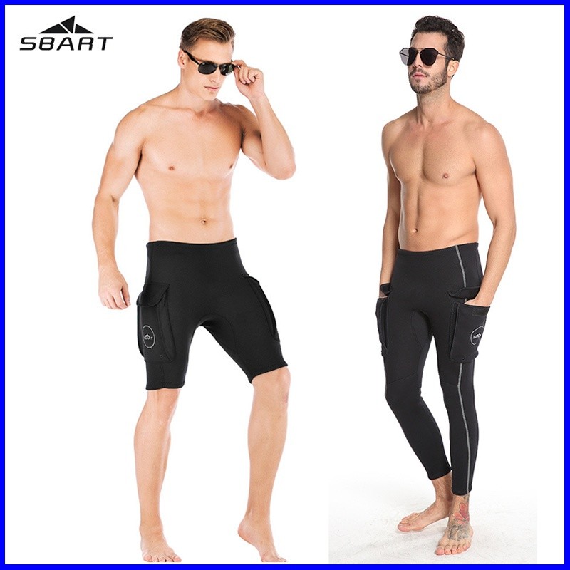 กางเกงดําน้ําผู้ชาย Neoprene ขนาดสองชิ้น สำหรับOutdoor และSurfing