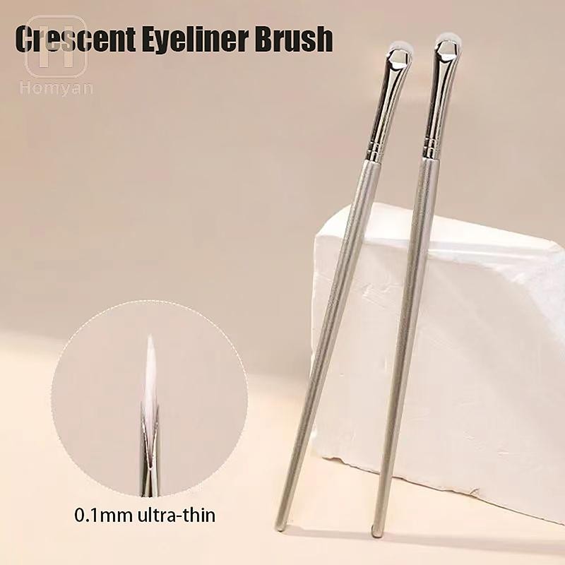 Tianyuaneee อัพเกรดใบมีดแปรงอายไลเนอร์ Ultra Thin Fine Angle แบนคิ้วแปรง Liner Brow Place แปรงแต่งหน