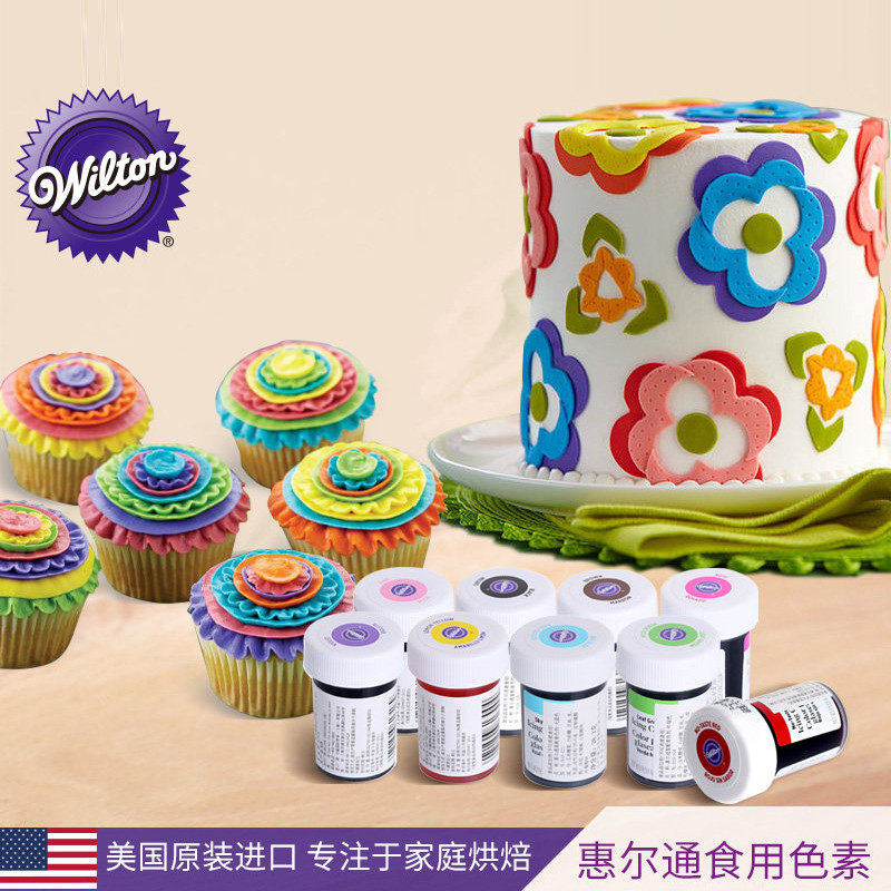 Wilton Edible Coloring 28g ครีมตกแต่งเค้ก wilton นําเข้าน้ําเกรดอาหาร Baking Luchu