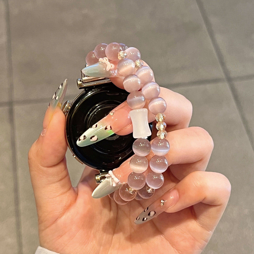 เหมาะสําหรับผู้เบิกทาง Garmin245/255/265M สายคล้อง Venu2/3 Breathable Clove Amethyst Fenix6/pro/935/