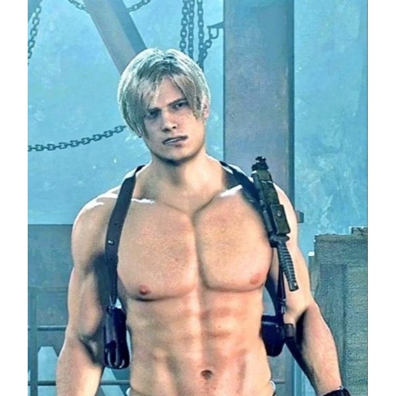 RADIANT BOUTIQUE (LEON KENNEDY) เข็มขัด leon resident evil 4 เครื่องประดับแฟชั่น Accessories Hallowe