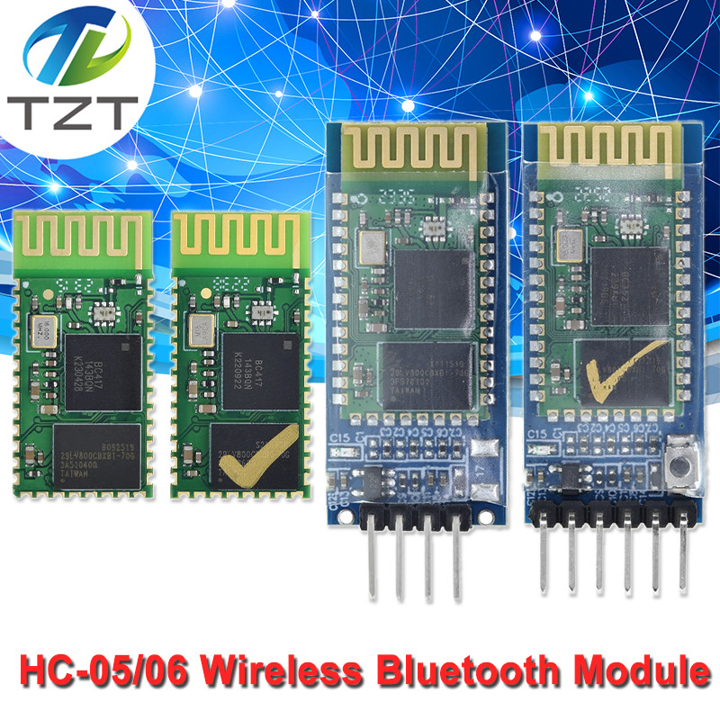 HC-05 HC 05 hc-06 HC 06 RF ไร้สายบลูทูธ Transceiver Slave โมดูล RS232/TTL to UART Converter และอะแดป