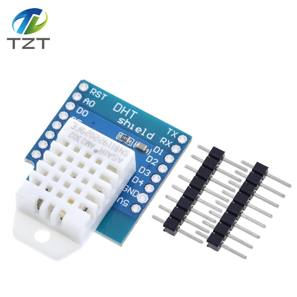 DHT22 Pro Shield สําหรับ D1 Mini DHT22 Single-bus Digital Temperature ความชื้นเซนเซอร์โมดูล