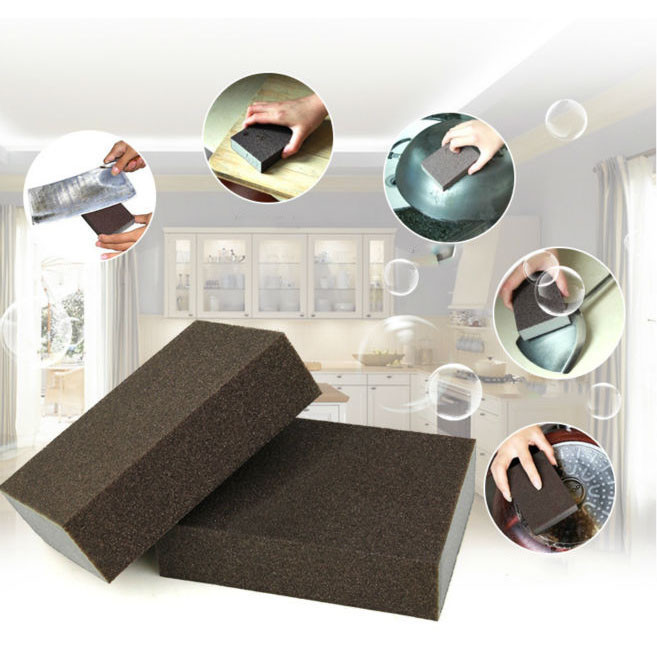 เมลามีน Magic Sponge Iron Rust Cleaner - CW62 สีน้ําตาล