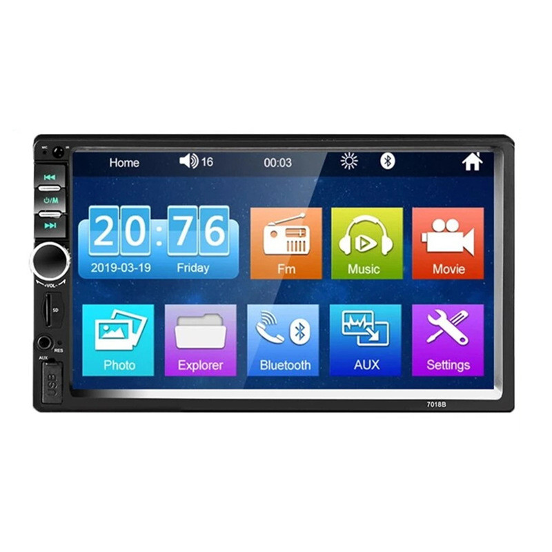 23 ซม.รถ MP5 Player carplay Android AUTO โทรศัพท์มือถือการเชื่อมต่อรถ MP4 วิทยุการ์ดเครื่องมือบลูทูธ