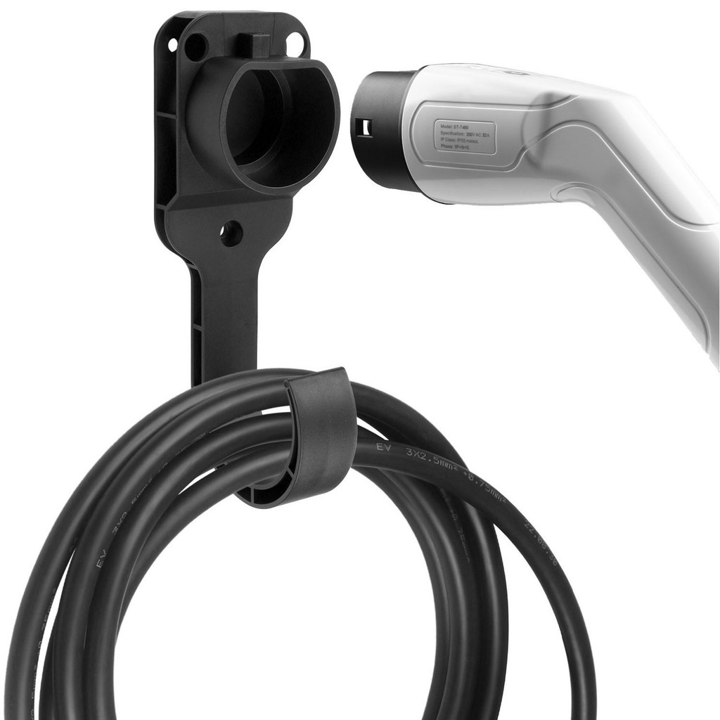 EV Charger Holder สายชาร์จรถยนต์ไฟฟ้า Hook Mount Bracket สําหรับ J1772 Type2 มาตรฐานยุโรป Charger อุปกรณ์เสริม
