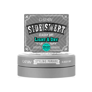 GATSBY Styling Pomade แกสบี้ ผลิตภัณฑ์จัดแต่งทรงผมโพเมด 75g (Classy Dry/Supreme Hold/Perfect Raise)